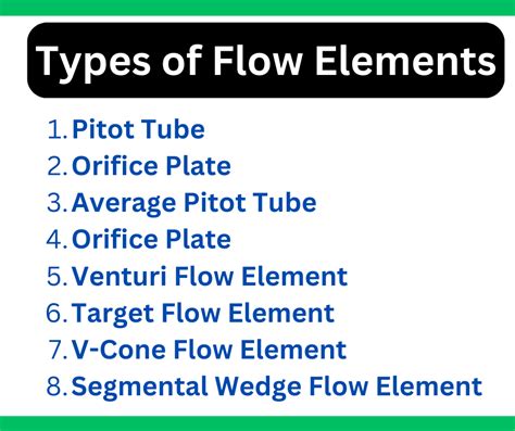 Flow Elements