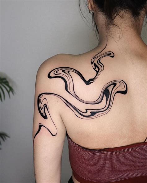 Flow Neck Tattoo