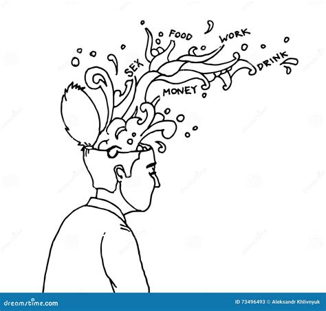 Flow Of Thoughts Drawing