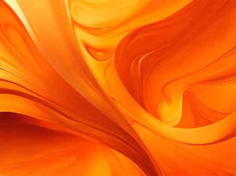Flow Wallpaper Orange