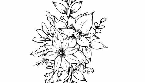 Free Flower Images Black And White, Download Free Flower Images Black