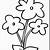flower coloring pages small