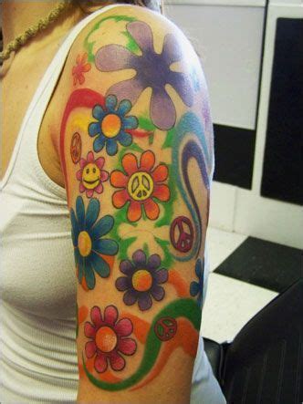 Awasome Flower Power Tattoo Designs References