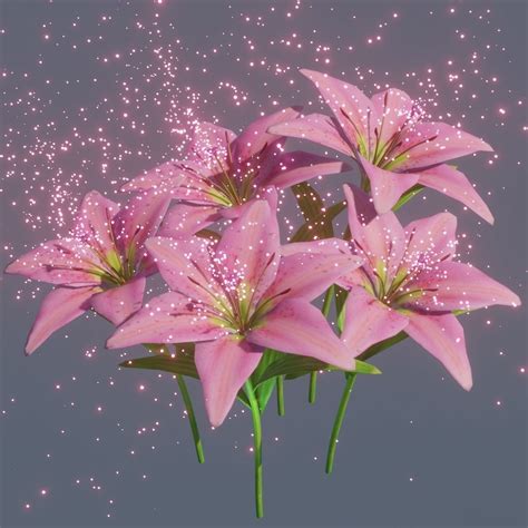 Flower Animation Fbx