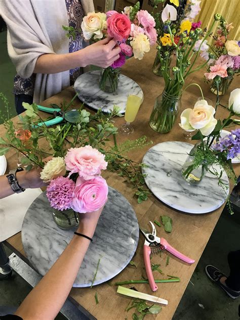 flower arranging workshop