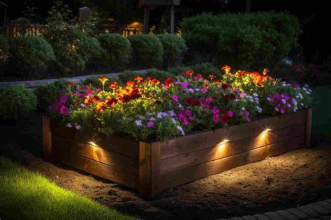 Flower Bed Lighting Ideas