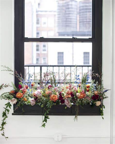 Flower Bed On Window Sill