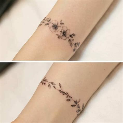 Revolutionary Flower Bracelet Tattoo Designs References