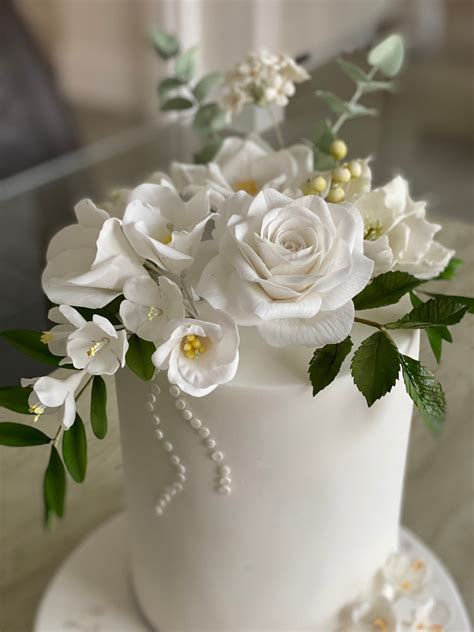 Flower Cake Topper Wedding