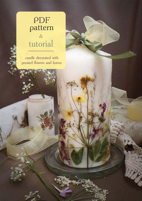 Flower Candle Tutorials