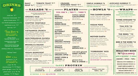 flower child menu