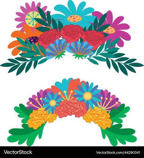 Flower crown illustrations