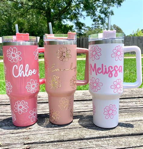 Flower Decals For Cups