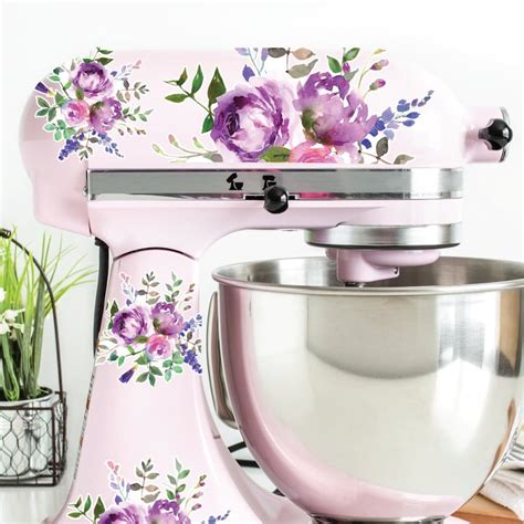 Flower Decals For Kitchenaid Mixer