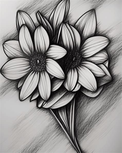 flower drawing art