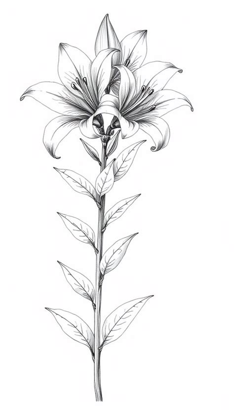 Flower Drawing For Project