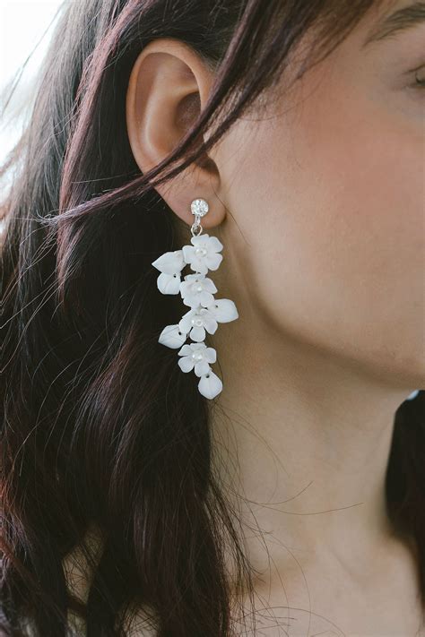 Flower Earrings Drop