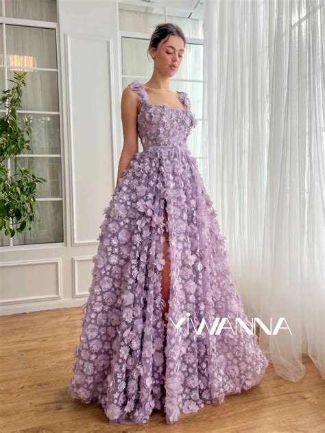 Flower Evening Gown