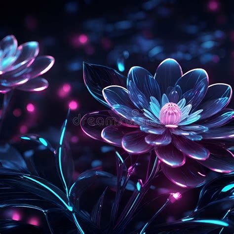 Flower Glow Background