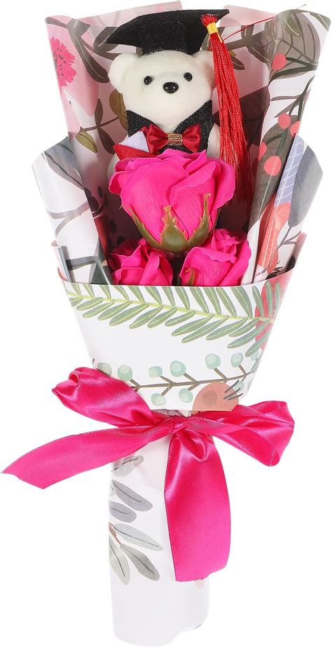 Flower Graduation Bear