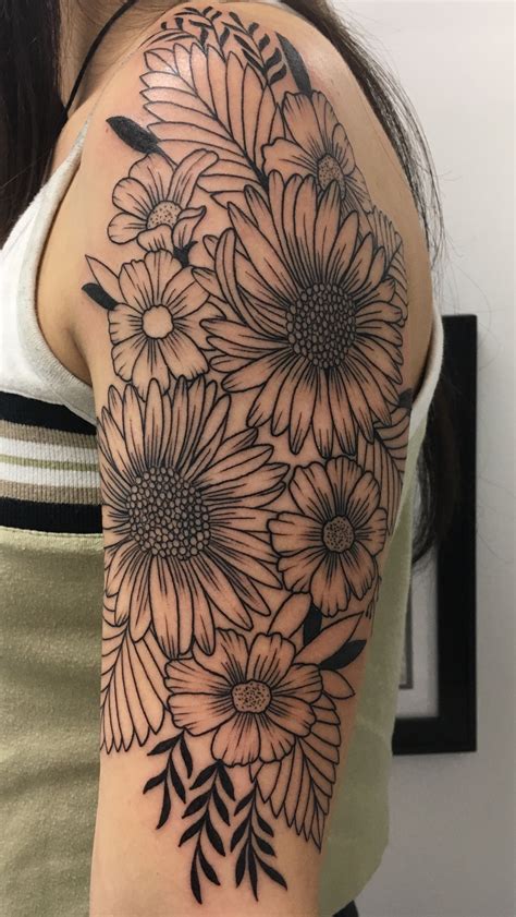 Flower Half Sleeve