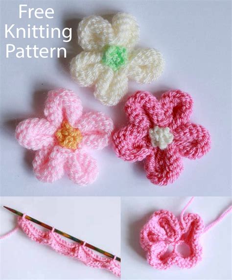 Flower Knitting