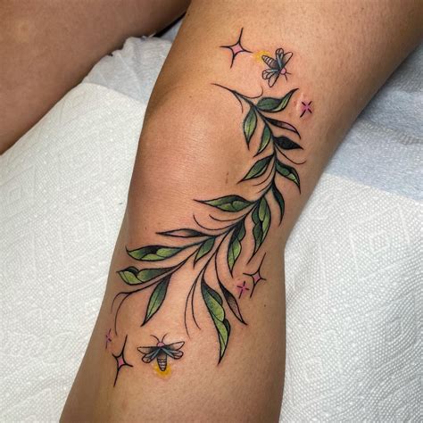 Flower Leaf Tattoo