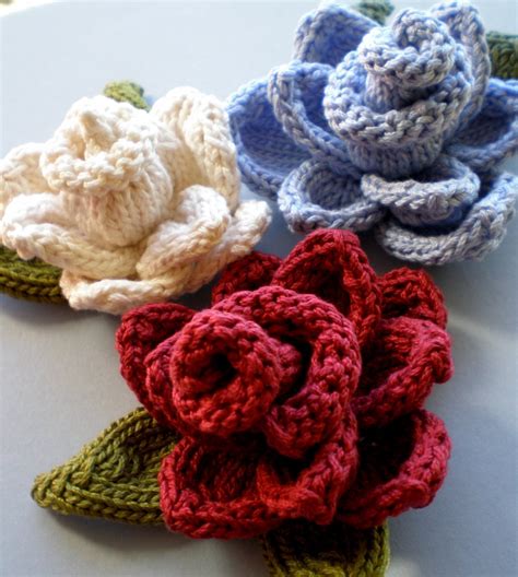 Flower Pattern Knitting