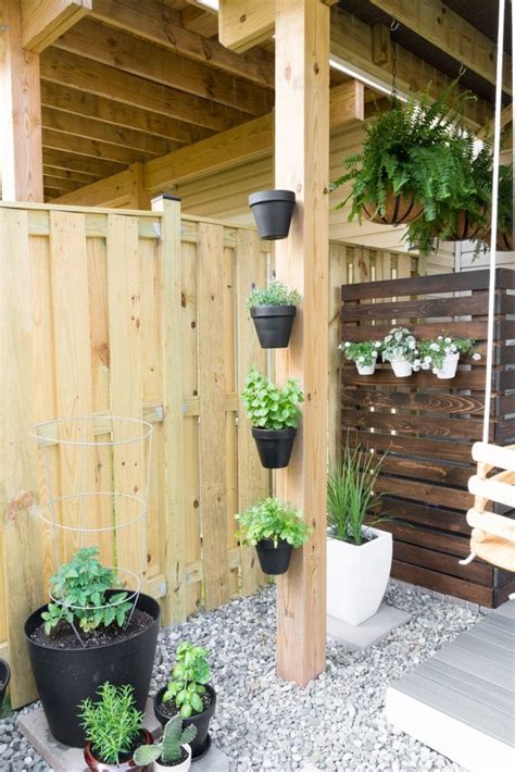 Flower Pots For Deck Posts