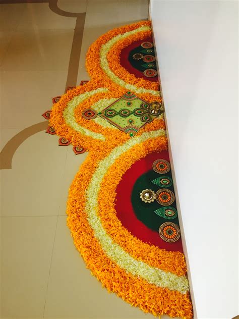 Flower Rangoli Designs Corner