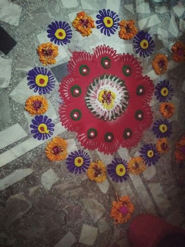 Flower Rangoli Jain