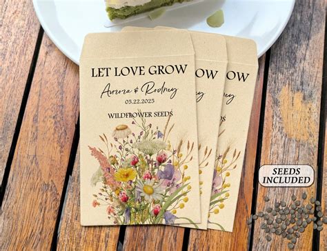 Flower Seed Gift Packets