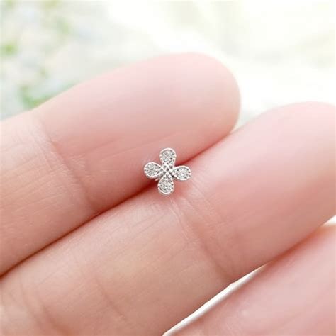 Flower Stud Earring Cartilage