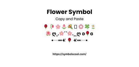 Flower Symbol Copy And.paste