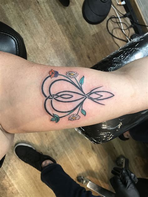 Flower Tattoos Representing Children