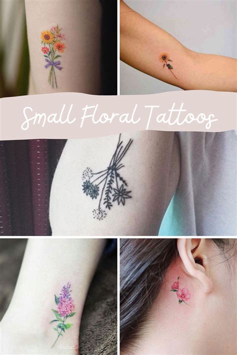 Flower Tattoos Tiny