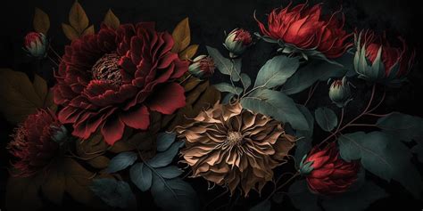 Flower Wallpaper Dark Backgrounds