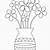 flowers in vase coloring pages