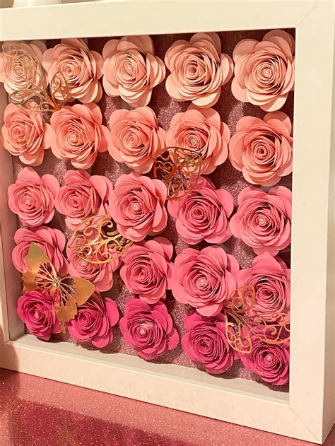 Flowers In A Shadow Box