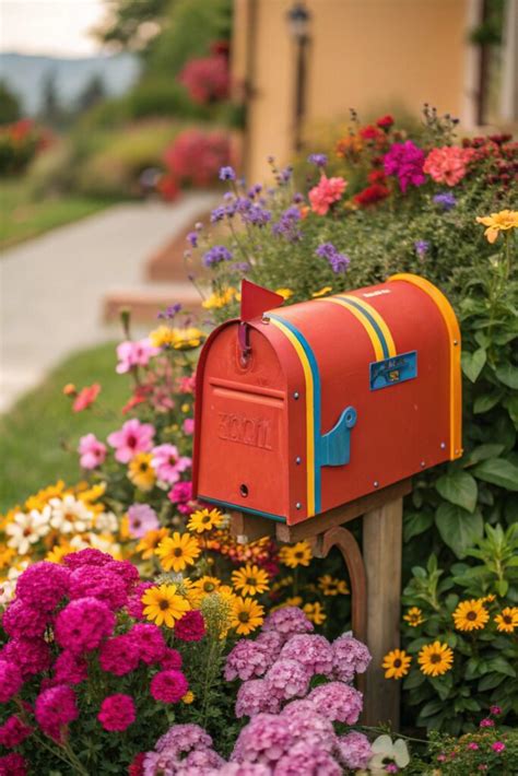Flowers In Mailbox