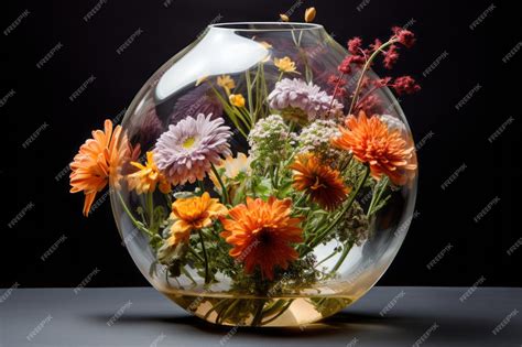Flowers Inside Glass