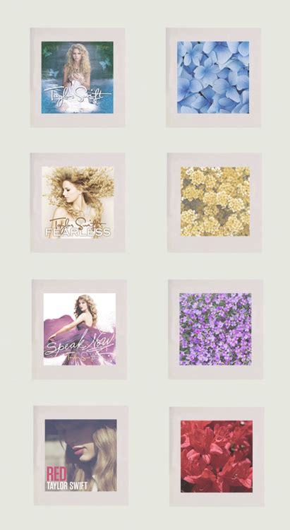 flowers mentioned in taylor swift songs
