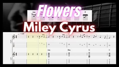flowers miley cyrus guitar chords