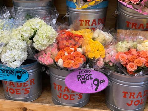 flowers sold at trader joe's