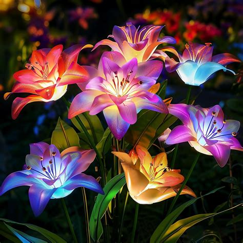 Incredible Flowers With Lights Ideas