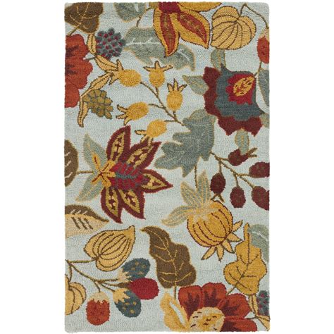 Flowers Wool Rug