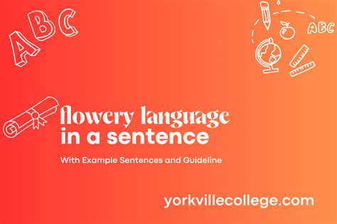 Flowery Language In Writing Examples