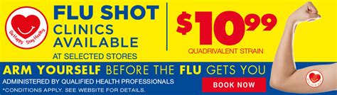 flu shot booking