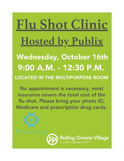 flu shot publix