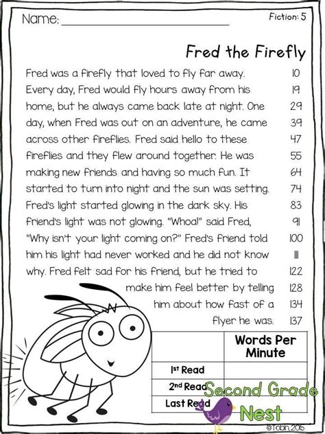 Fluency Passages Printable Free